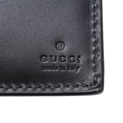 Gucci GG Supreme Monogram Selleria Calfskin Tiger Nice Bi-Fold Wallet Beige Ebony Multicolor Black 6 of 8