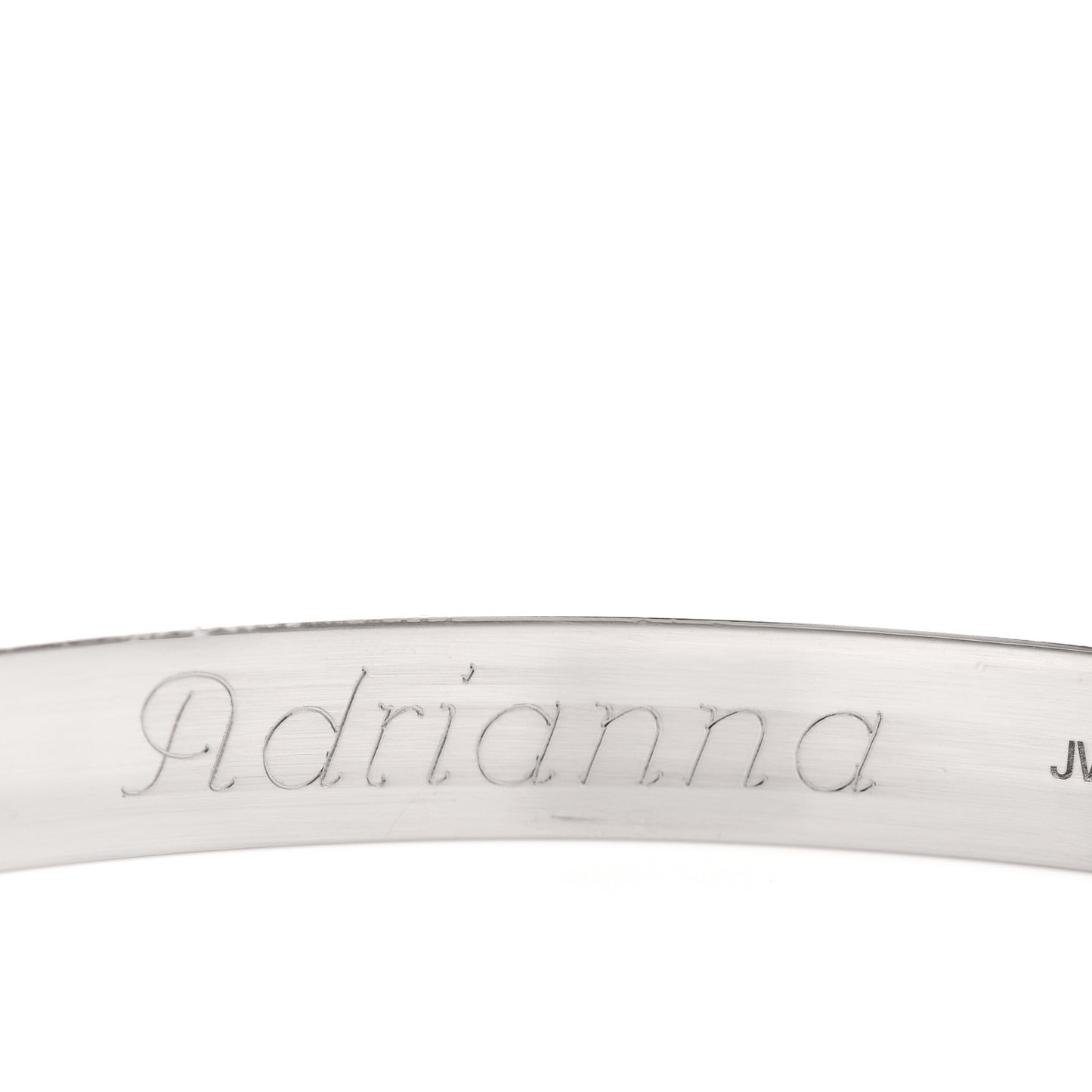 18K White Gold LOVE Bracelet 16