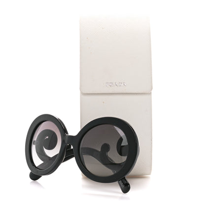 Prada Baroque Sunglasses SPR 27N Black 9 of 9