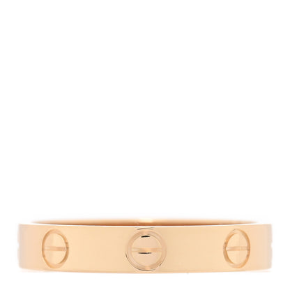 Cartier 18K Yellow Gold 3.5mm LOVE Wedding Band Ring 54 7 1 of 5