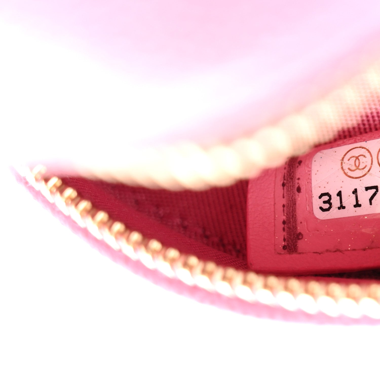 Chanel Caviar Quilted Gripoix CC Round Clutch With Chain Pink 7 of 10