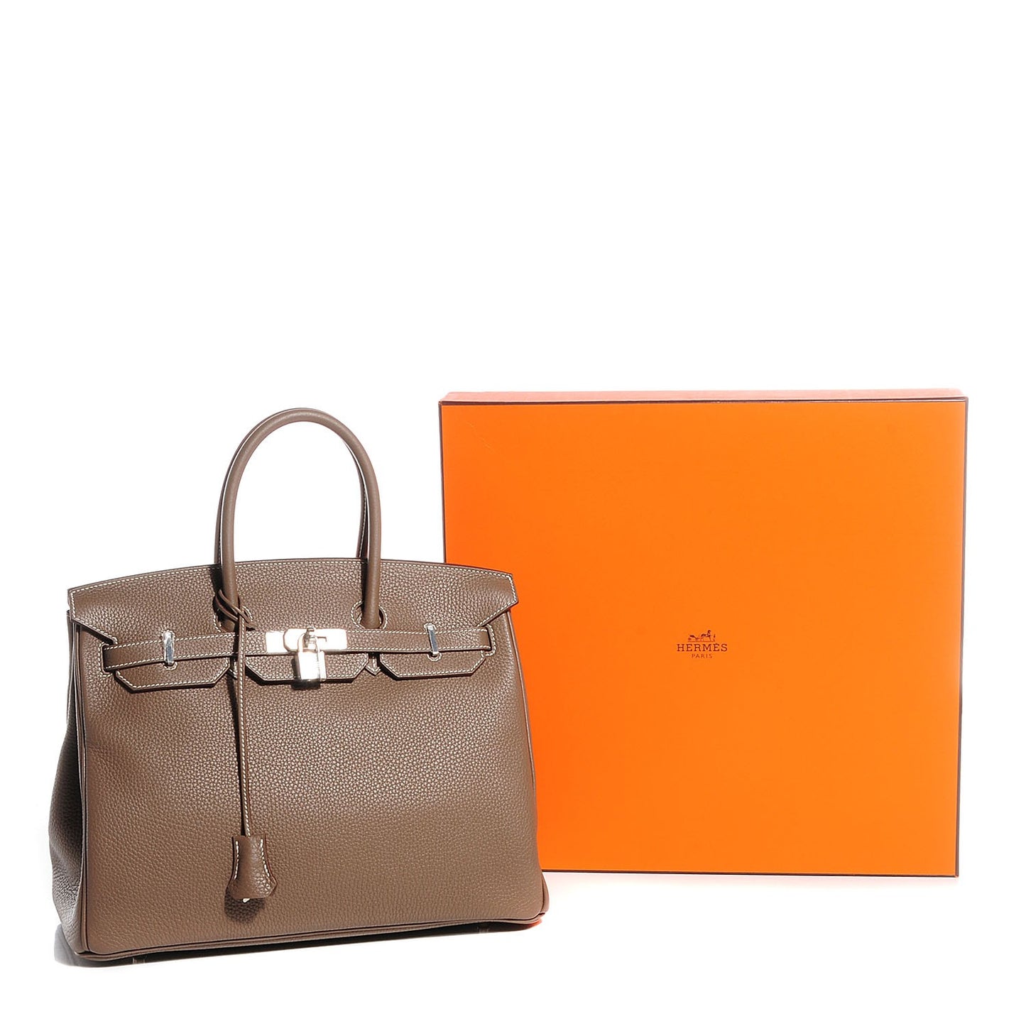 Taurillon Clemence Birkin 35 Etoupe