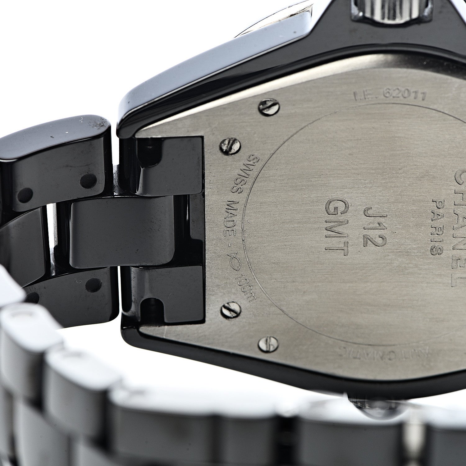 Chanel Stainless Steel Ceramic 41mm J12 GMT Automatic Watch Black 7 of 9