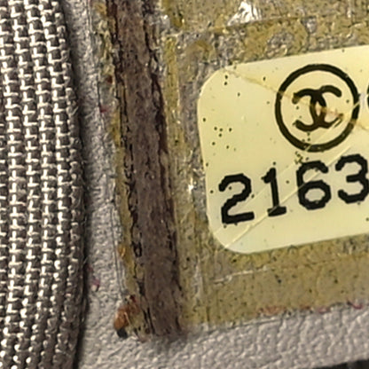 Chanel Suede Quilted Patchwork Drawstring Bag Green Pink Purple Burgundy 7 of 10