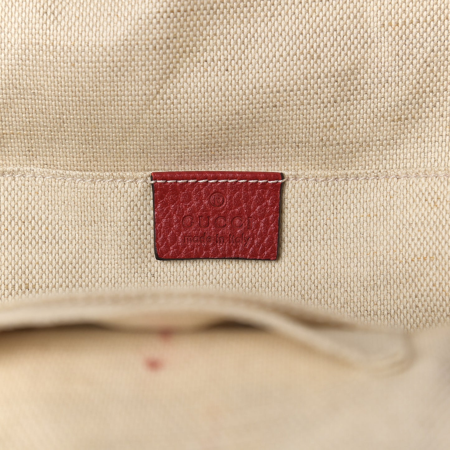 Pebbled Calfskin Soho Chain Backpack Red