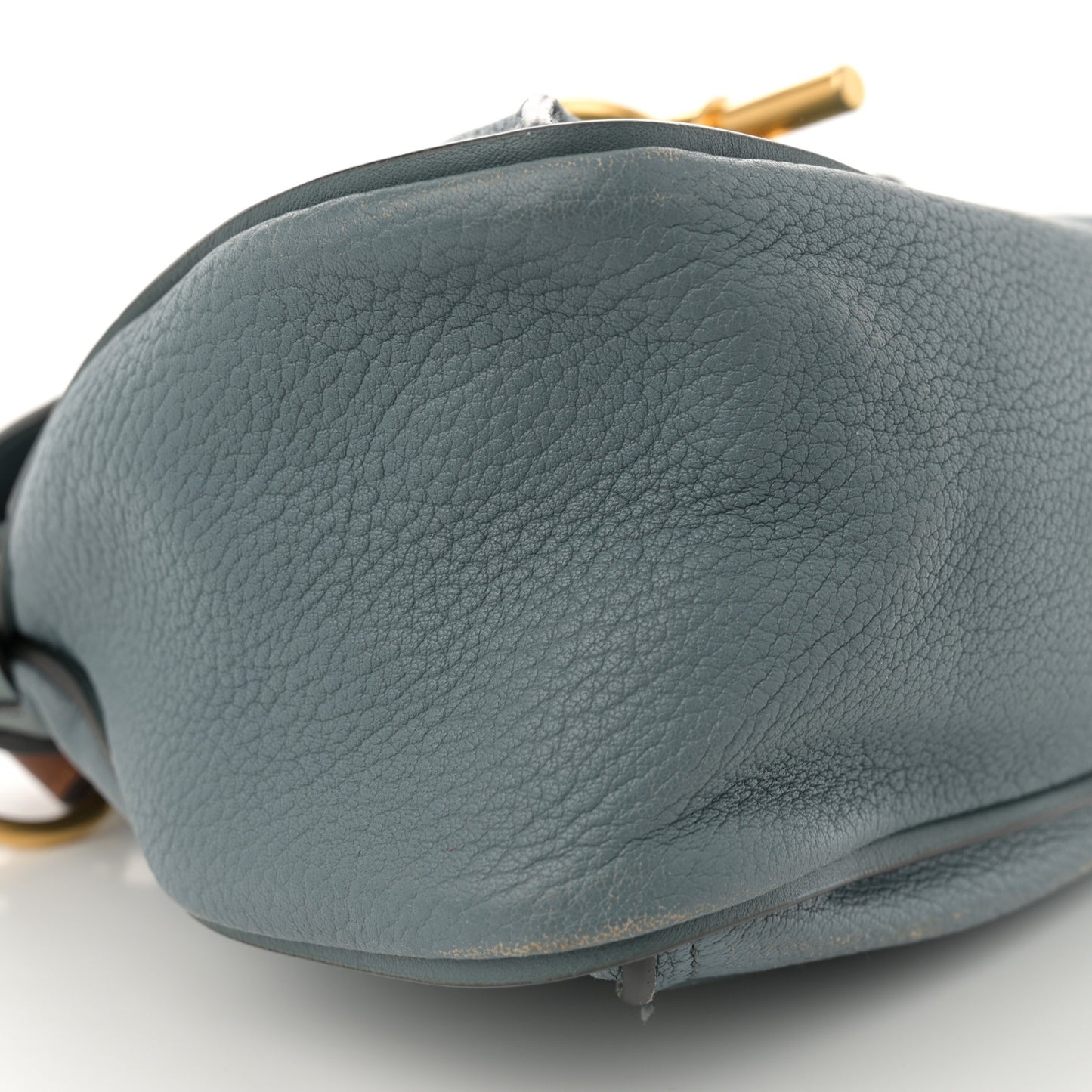 Grained Lambskin Calfskin Small Lexa Shoulder Bag Cloudy Blue