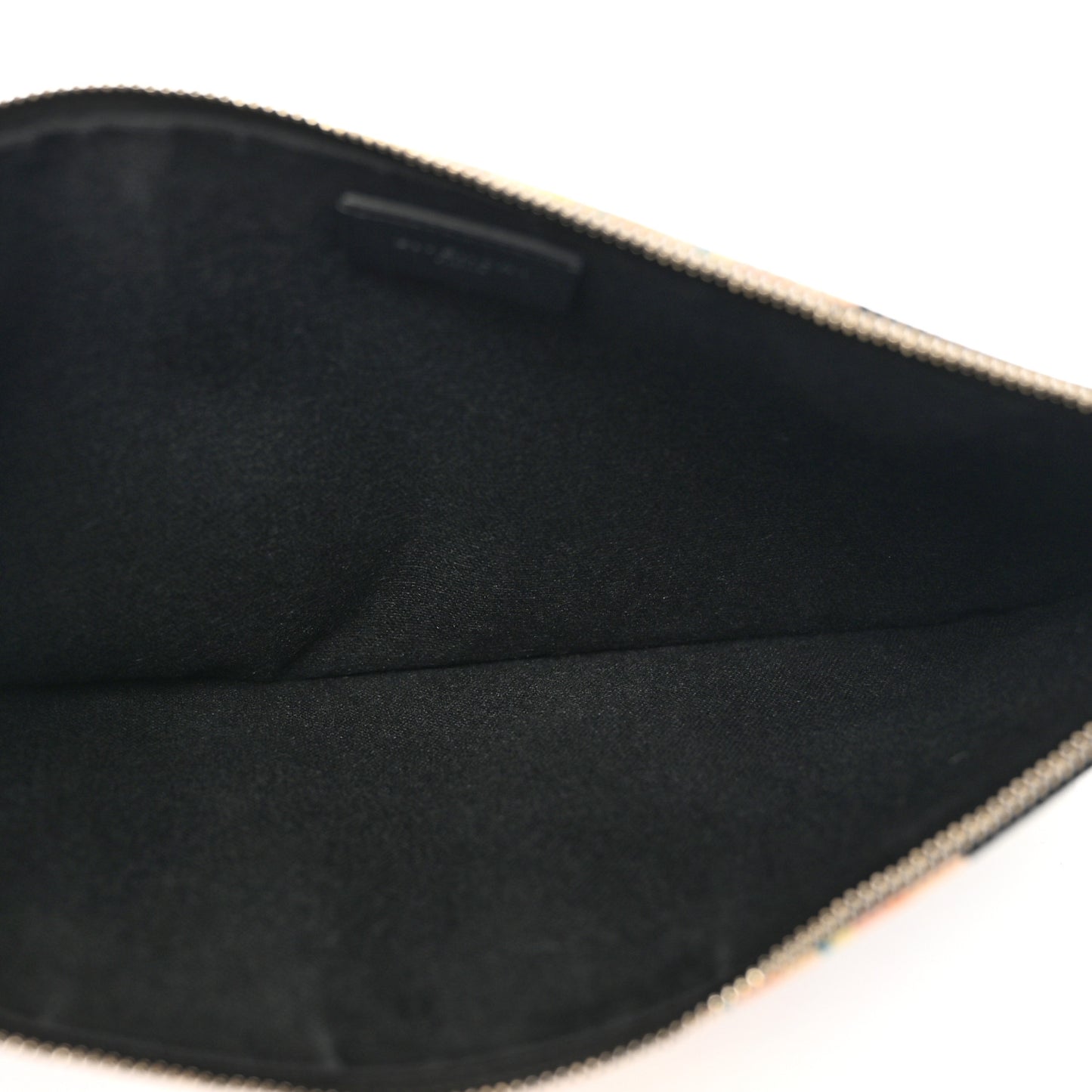 Calfskin Egyptian Print Medium Flat Pouch