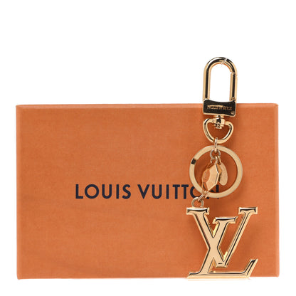 Louis Vuitton LV Facettes Bag Charm Key Holder Gold 6 of 6