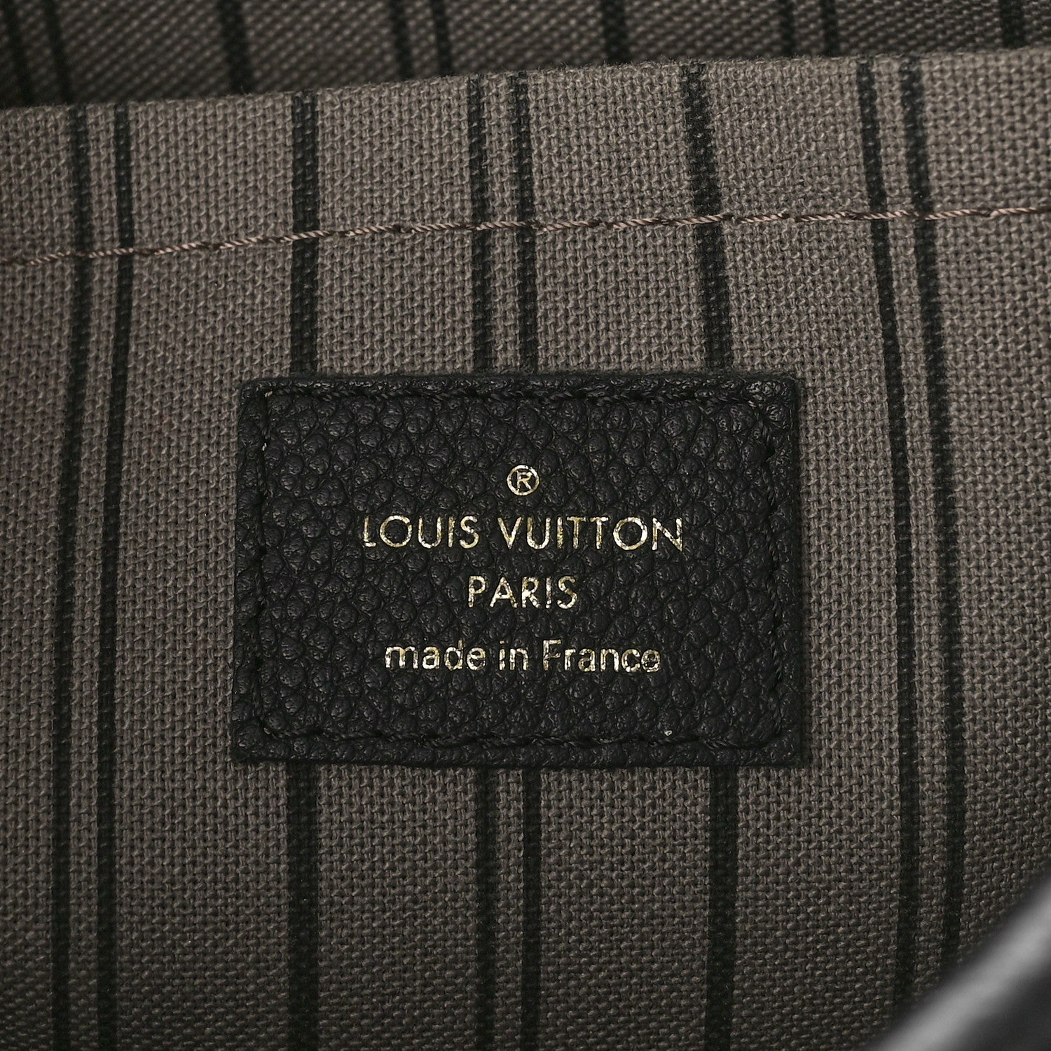 Louis Vuitton Empreinte Montaigne MM Black 8 of 12