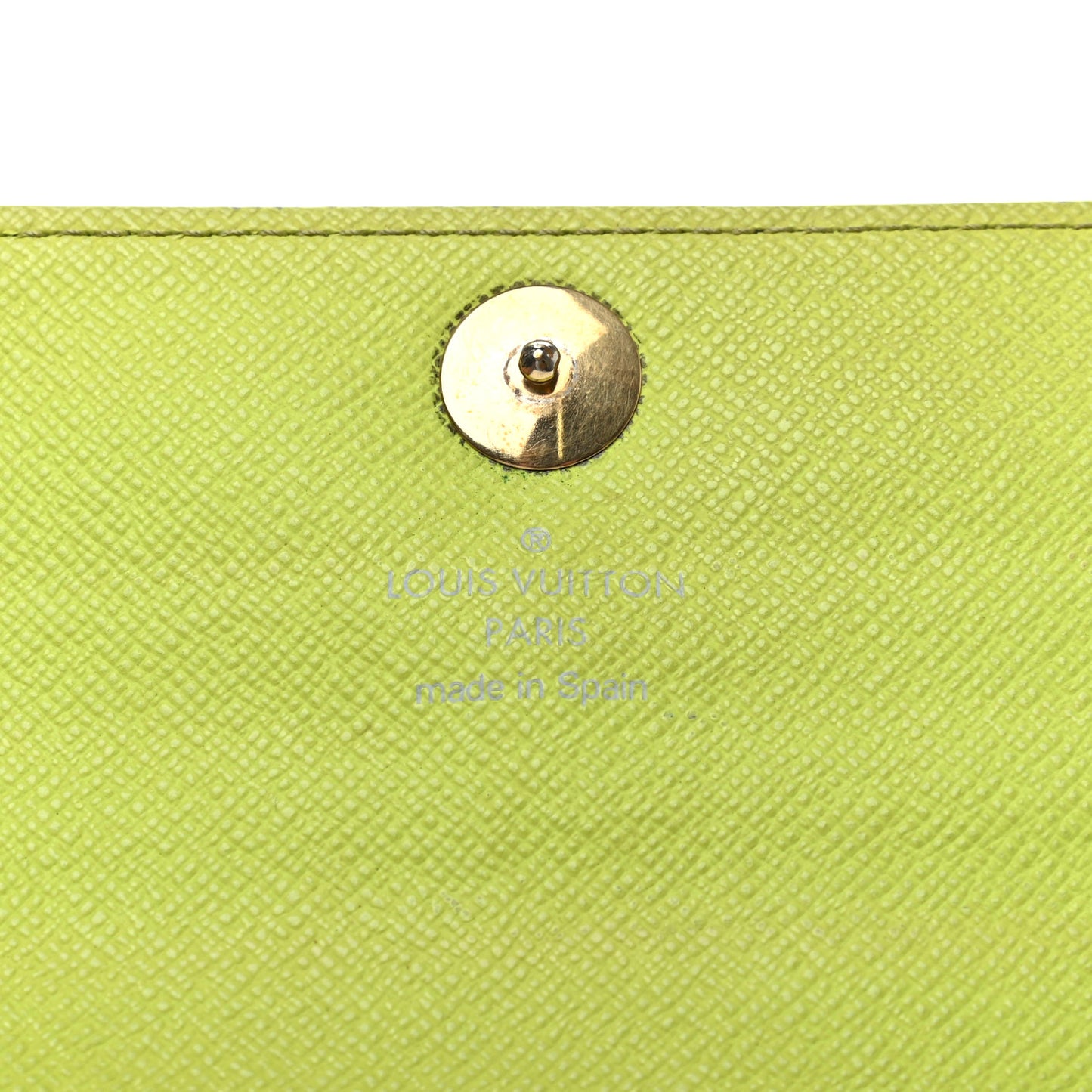 Monogram Multicolor Sarah Wallet Black Pistache