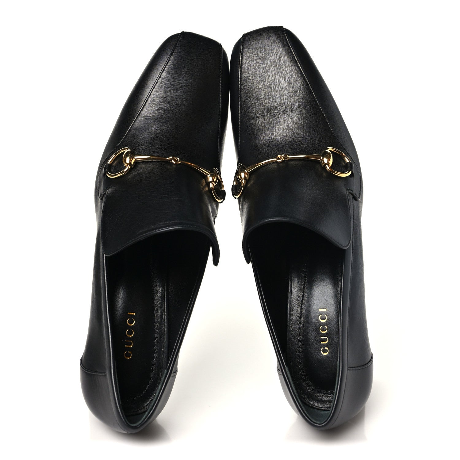 Gucci Malaga Kid Horsebit 75mm Pumps 39 Black 2 of 10