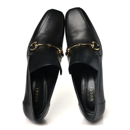 Gucci Malaga Kid Horsebit 75mm Pumps 39 Black 2 of 10