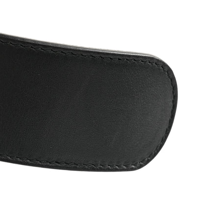Gucci Moon Calfskin Pearl Double G 40mm Belt 90 36 Black Cream 6 of 6