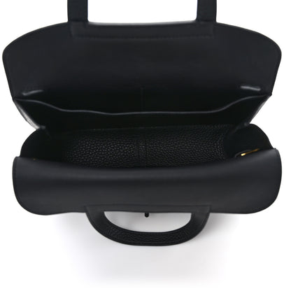 Hermes Taurillon Clemence Halzan 25 Black 4 of 8
