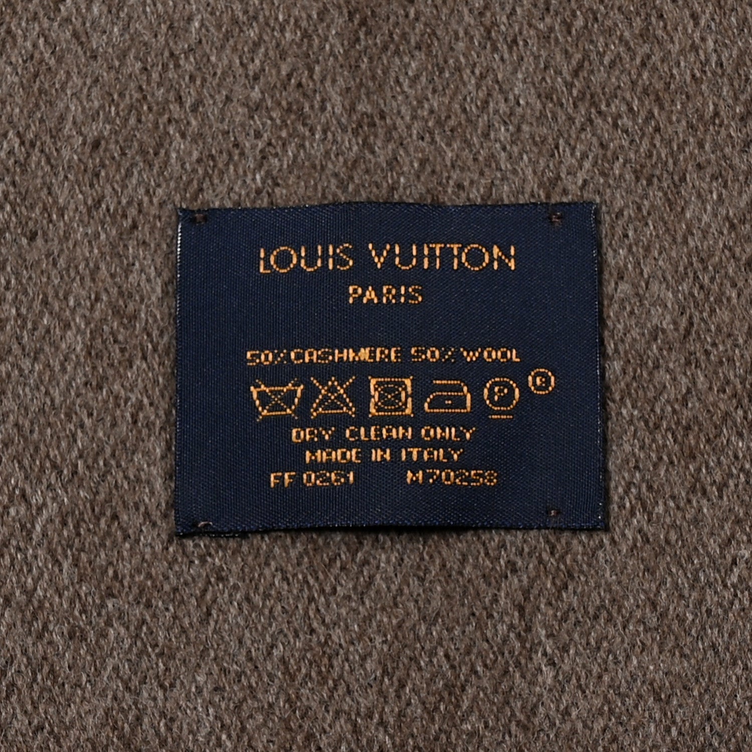 Louis Vuitton Cashmere Wool Monogram Gradient Scarf 3 of 3