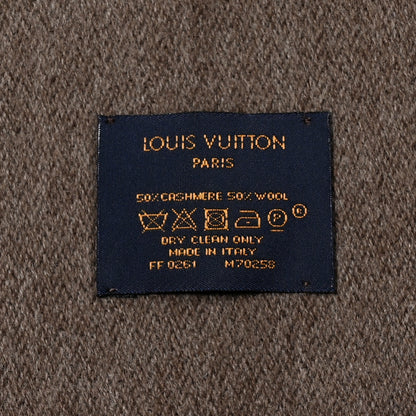 Louis Vuitton Cashmere Wool Monogram Gradient Scarf 3 of 3