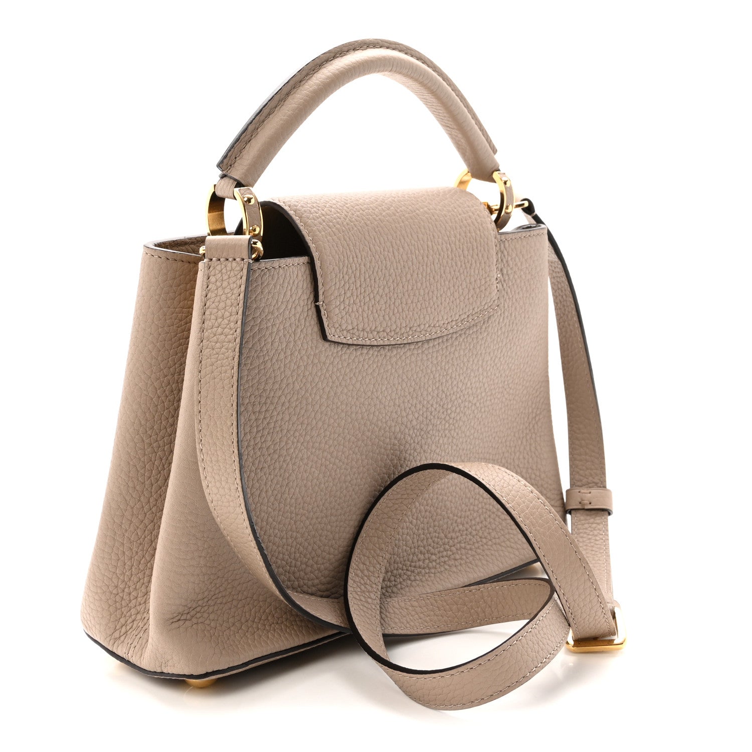 Louis Vuitton Taurillon Capucines BB Galet 3 of 9