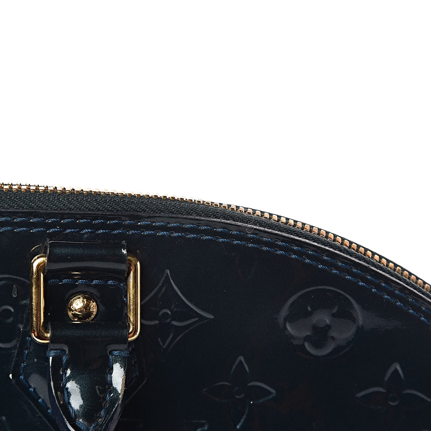 Louis Vuitton Vernis Alma GM Blue Nuit 9 of 42