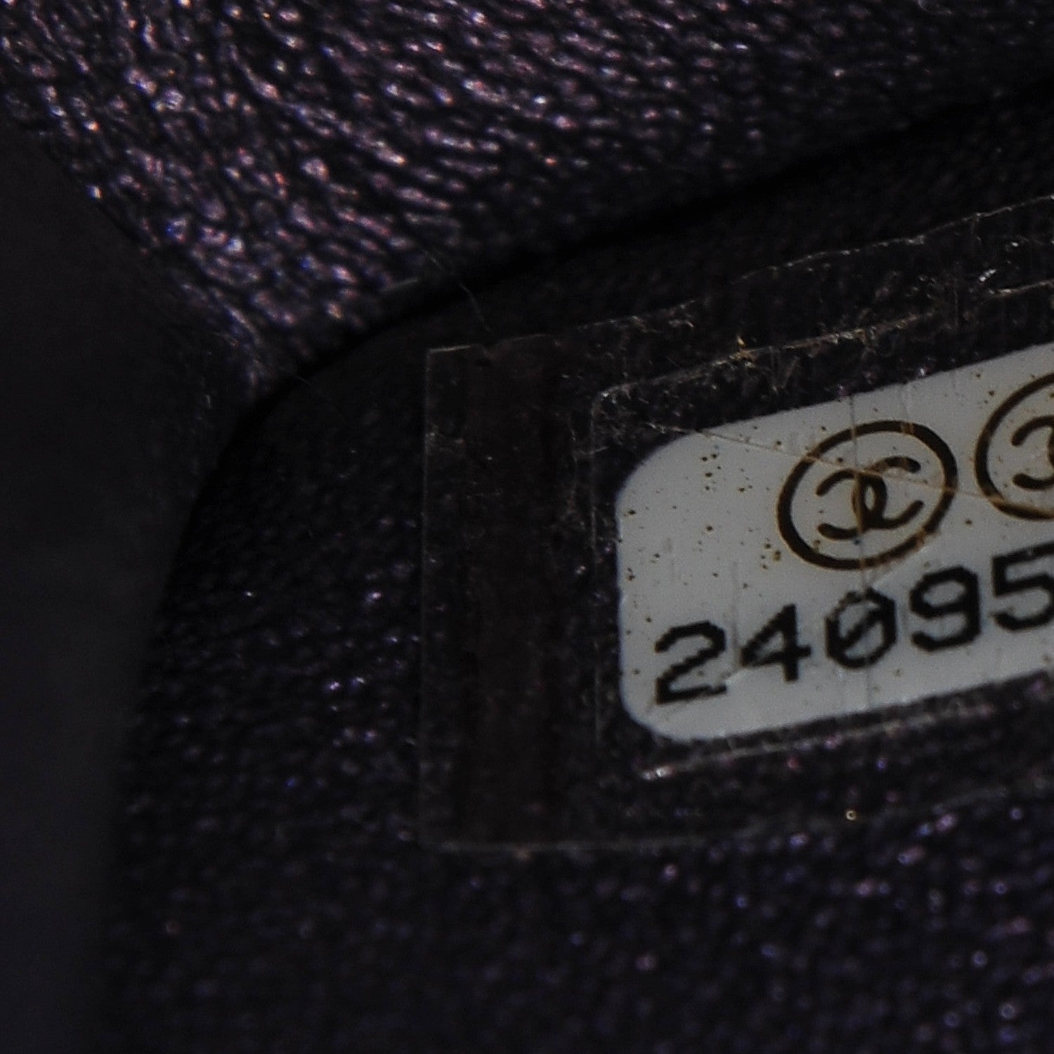 Chanel Metallic Lambskin Quilted Mini Rectangular Flap Purple 7 of 8