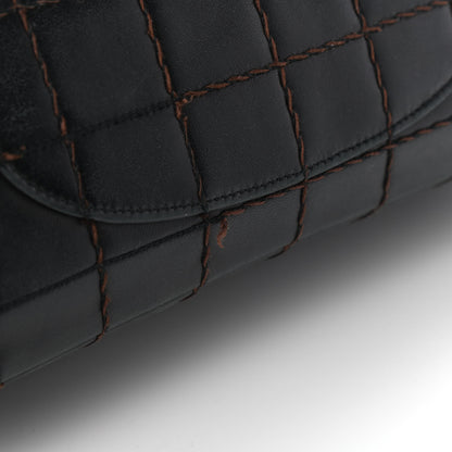 Chanel Lambskin Contrast Stitched Single Flap Black 11 of 11