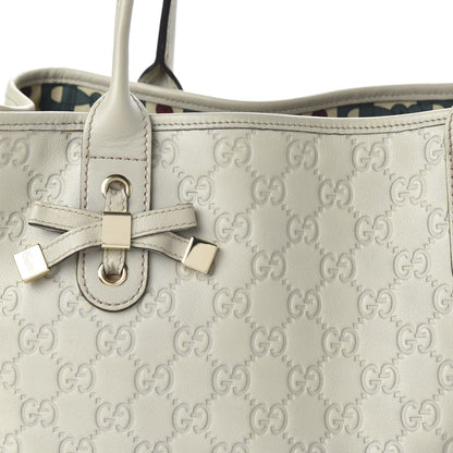 Gucci Guccissima Medium Princy Tote Off White 10 of 12