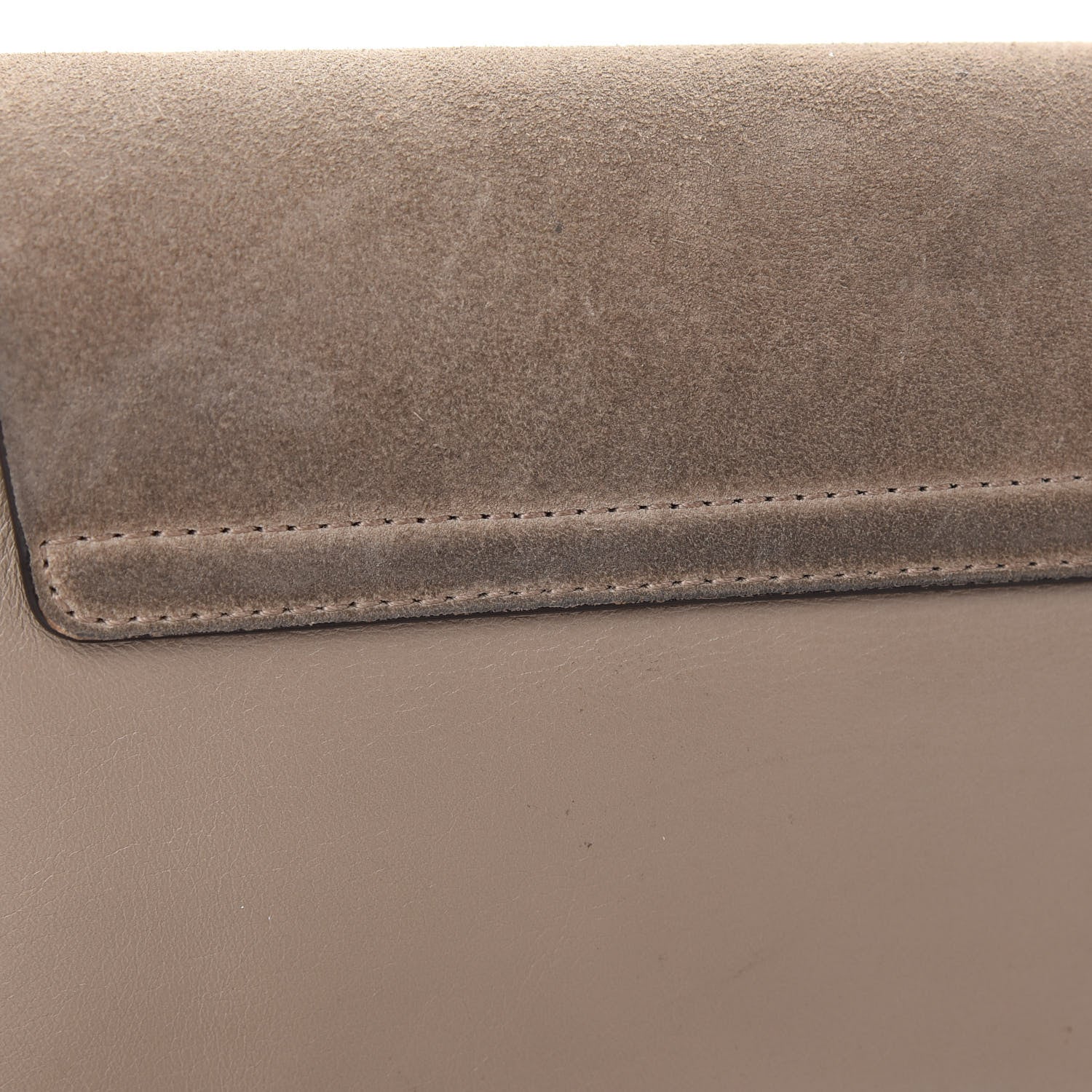 Chloe Suede Calfskin Small Faye Shoulder Bag Motty Grey 11 of 12