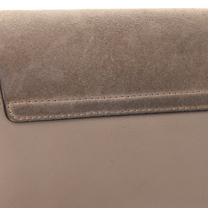 Chloe Suede Calfskin Small Faye Shoulder Bag Motty Grey 11 of 12