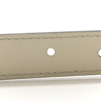 Gucci Calfskin Double G 20mm Belt 75 30 Mystic White 5 of 9