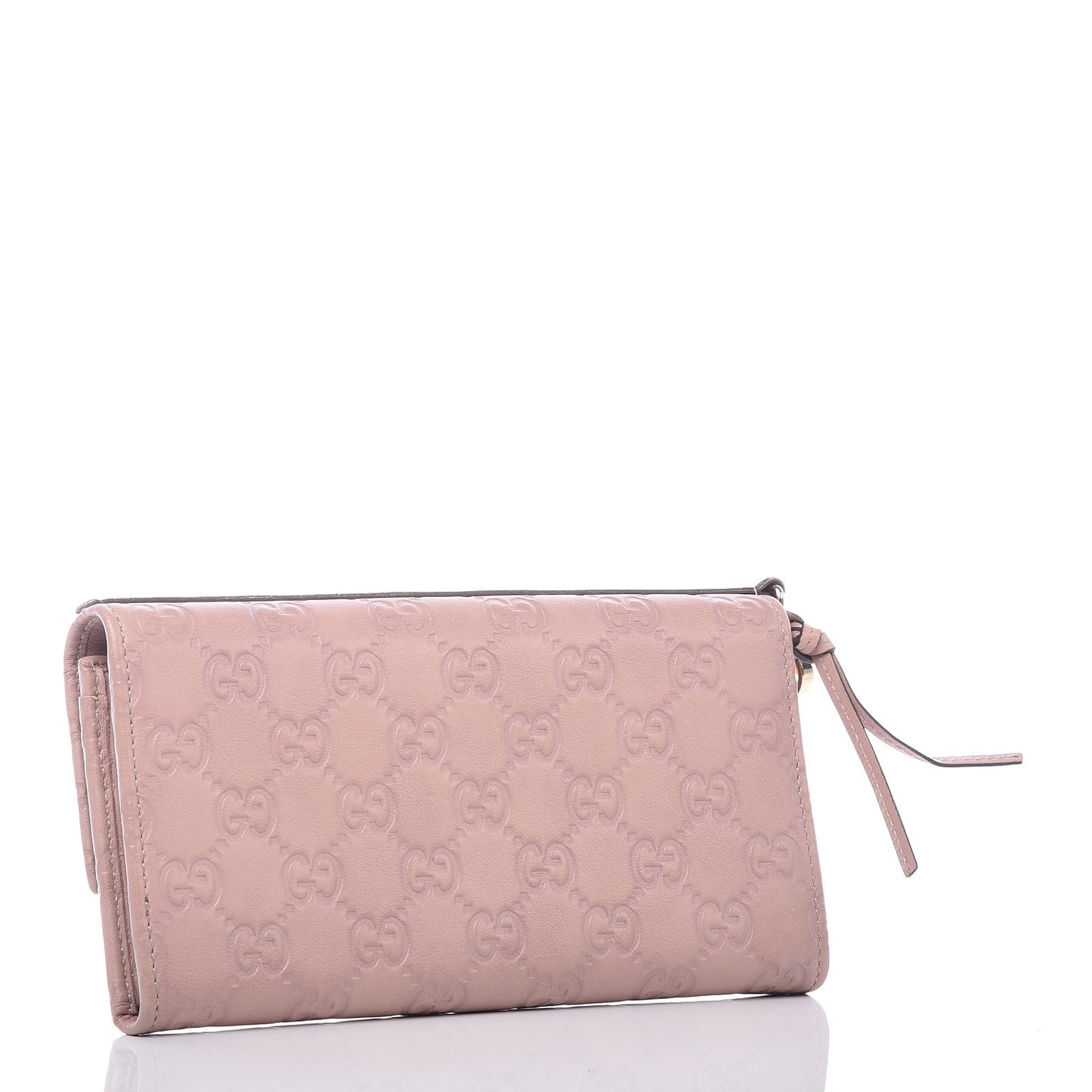 Guccissima Signature Microguccissima Bree Continental Wallet Dark Cipria