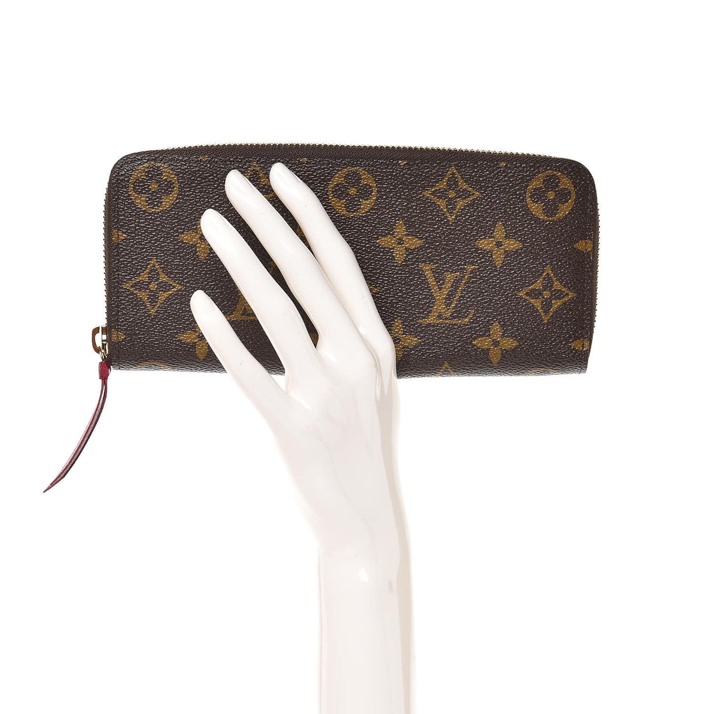 Monogram Clemence Wallet Fuchsia