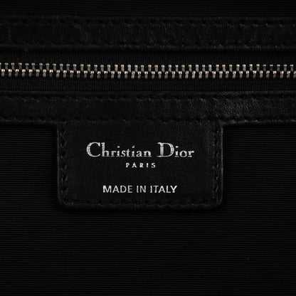 Christian Dior Coated Canvas Cannage Medium Panarea Tote Black 6 of 8