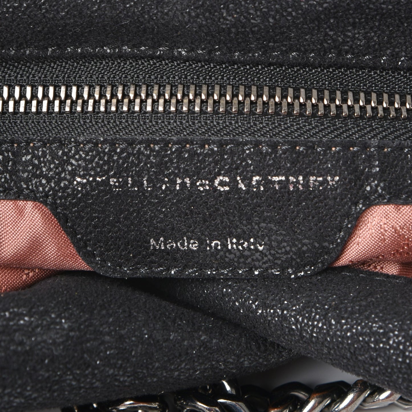 Shaggy Deer Falabella Fold Over Tote Black