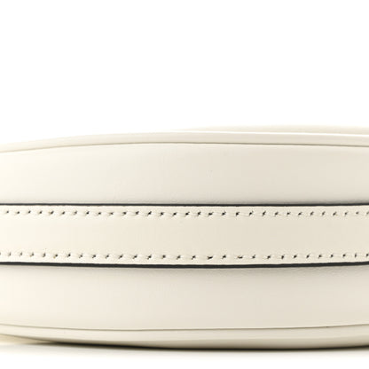 Prada Soft Calfskin Mini Arque Shoulder Bag White 8 of 9