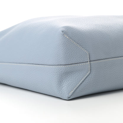 Hermes Taurillon Clemence Double Sens 36 Reversible Tote Bleu Lin Bleu Obscur 11 of 16