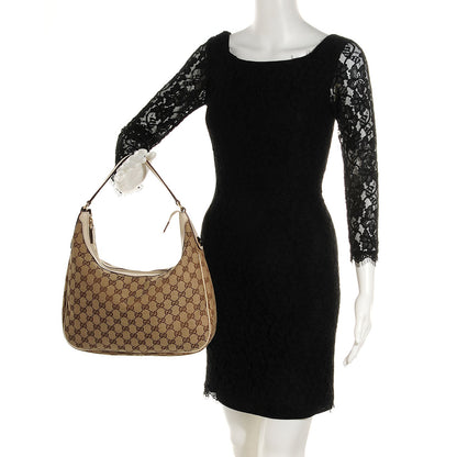 Gucci Monogram Medium Charmy Hobo Off White 2 of 7