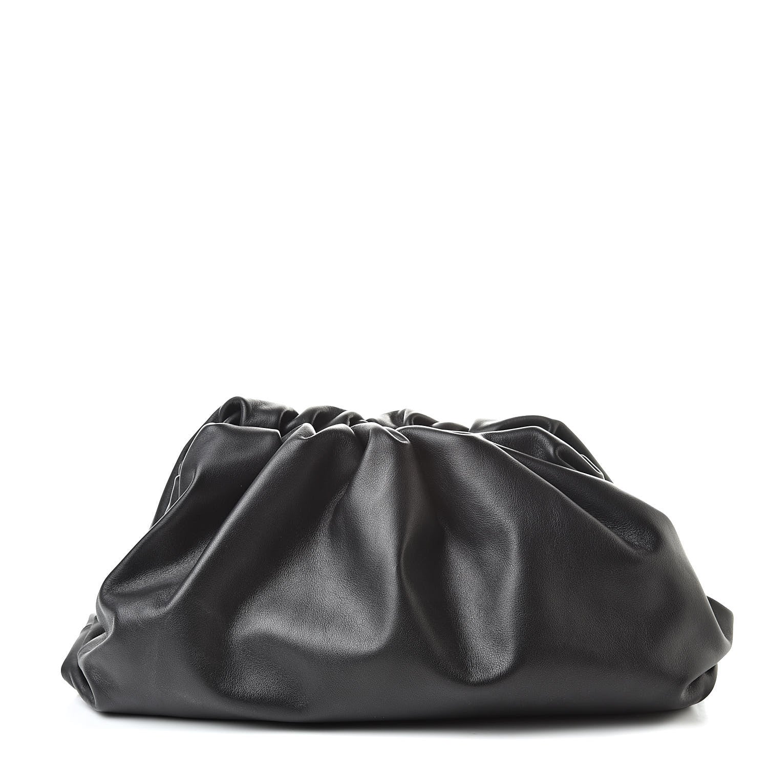 Bottega Veneta Smooth Butter Calf The Pouch Oversized Clutch Black 1 of 8