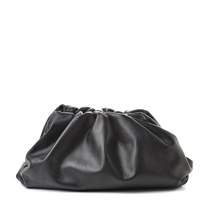 Bottega Veneta Smooth Butter Calf The Pouch Oversized Clutch Black 1 of 8