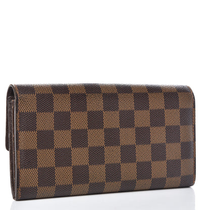 Louis Vuitton Damier Ebene Sarah Wallet 3 of 11