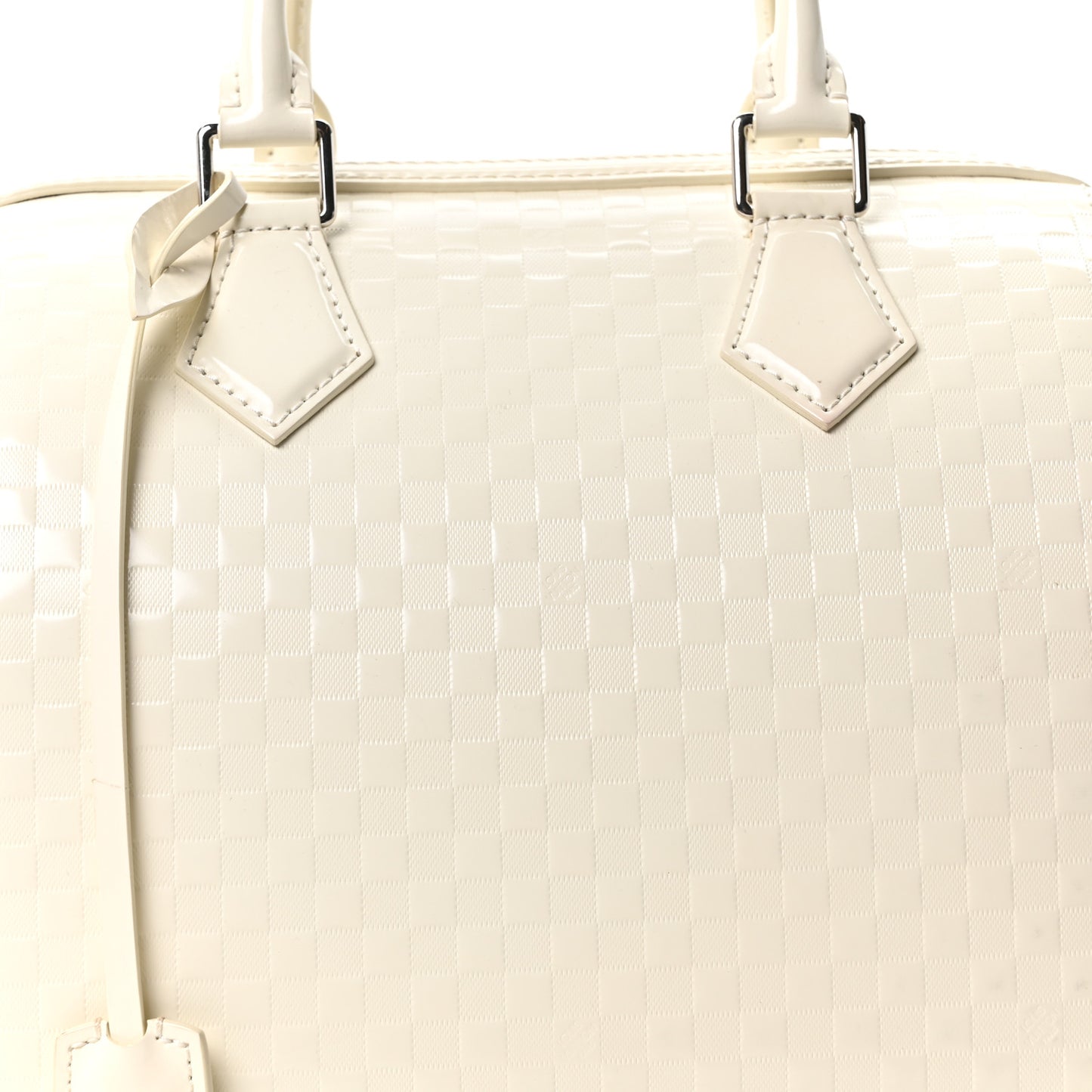 Damier Facette Speedy Cube MM Creme