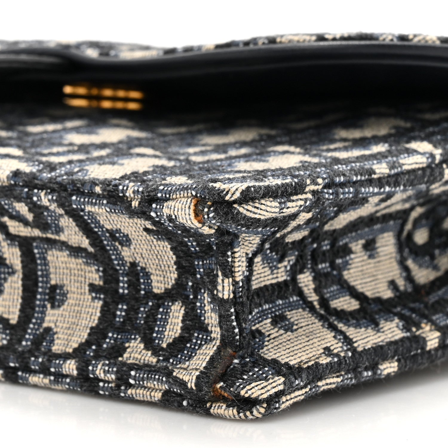 Christian Dior Oblique Saddle Belt Bag Blue 10 of 14