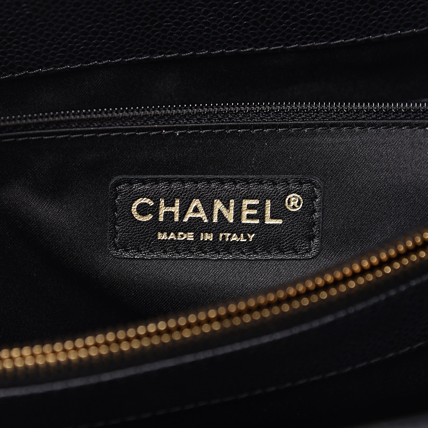 Chanel Caviar Quilted XL Grand Shopping Tote GST Black 6 of 10