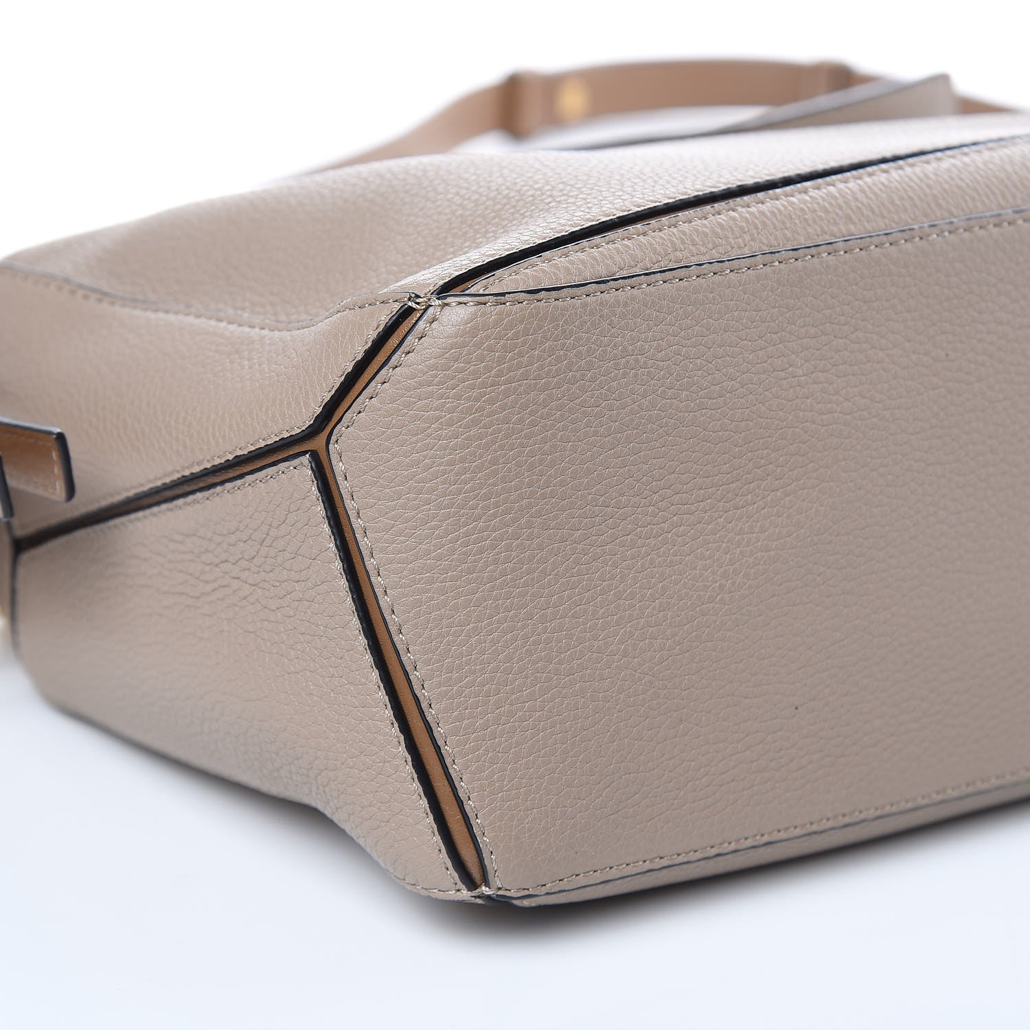 Loewe Grained Calfskin Small Puzzle Bag Sand Mink 8 of 9