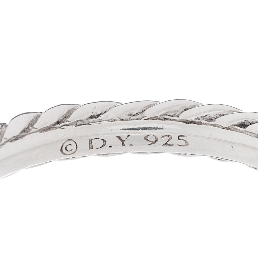 Sterling Silver Cable Classics Band Ring 50 5.25