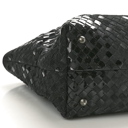 Bottega Veneta Intrecciato Rugiada Vintaga Medium Shopper Black 9 of 11