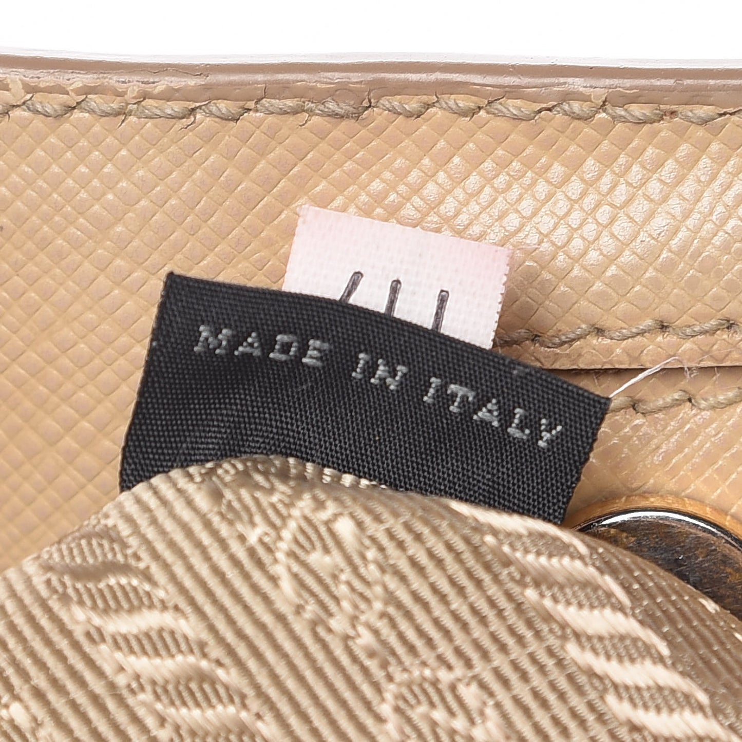 Saffiano Lux Large Tote Sabbia