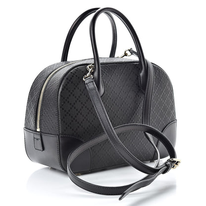 Gucci Calfskin Diamante Small Top Handle Bag Black 3 of 11