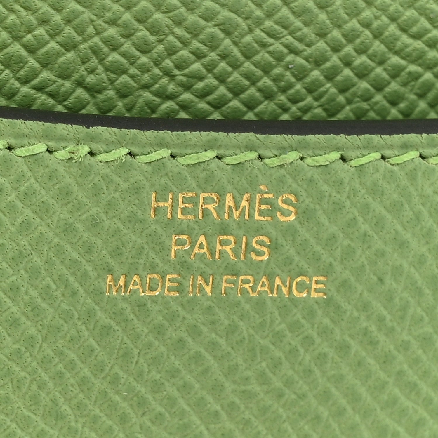 Hermes Epsom Constance 18 Vert Criquet 7 of 12