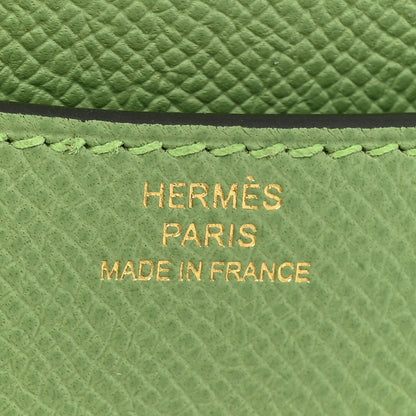 Hermes Epsom Constance 18 Vert Criquet 7 of 12