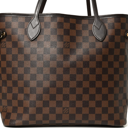 Louis Vuitton Damier Ebene Neo Neverfull MM Rose Ballerine 8 of 13