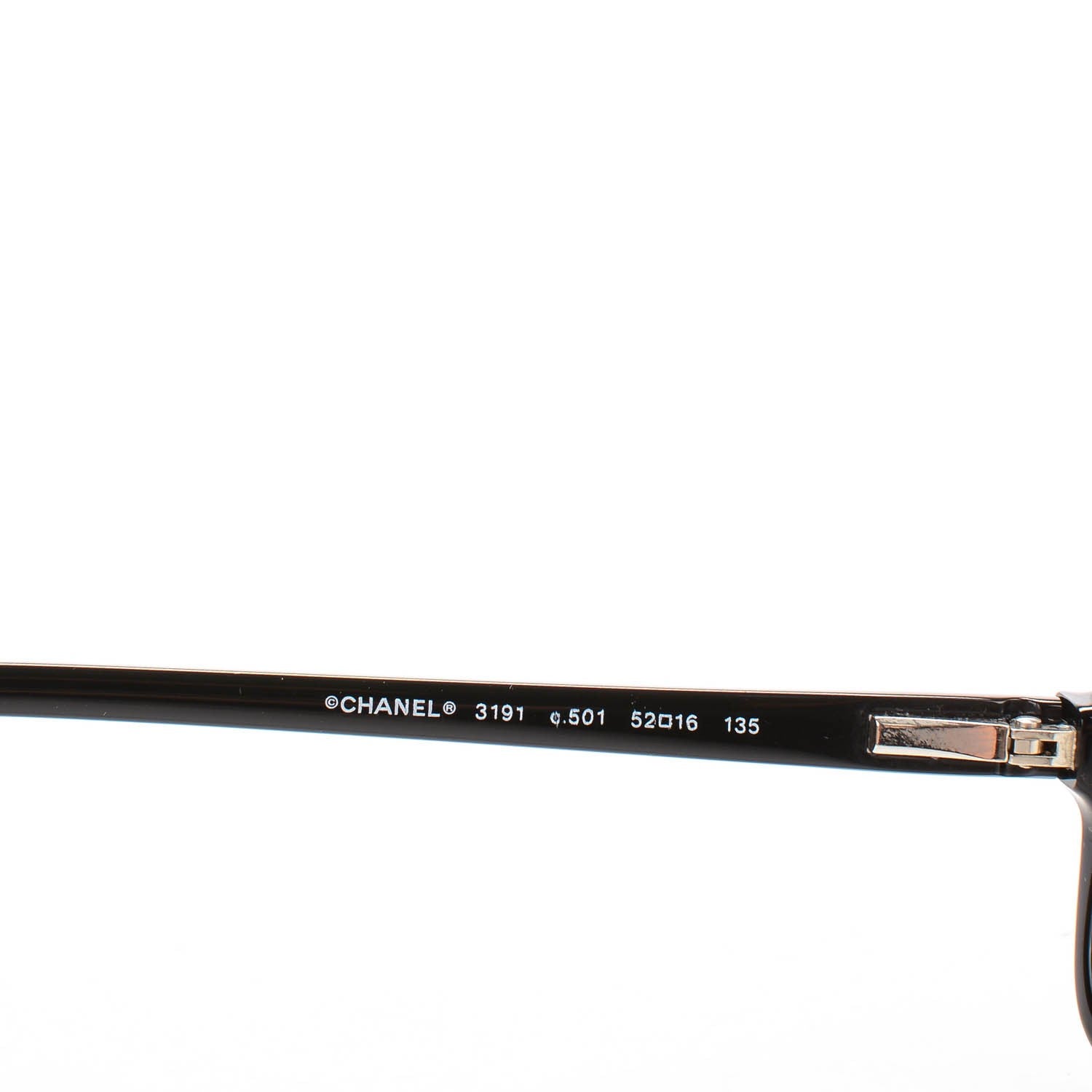 Chanel Acetate CC Eyeglasses Frames 3191 Black 4 of 6